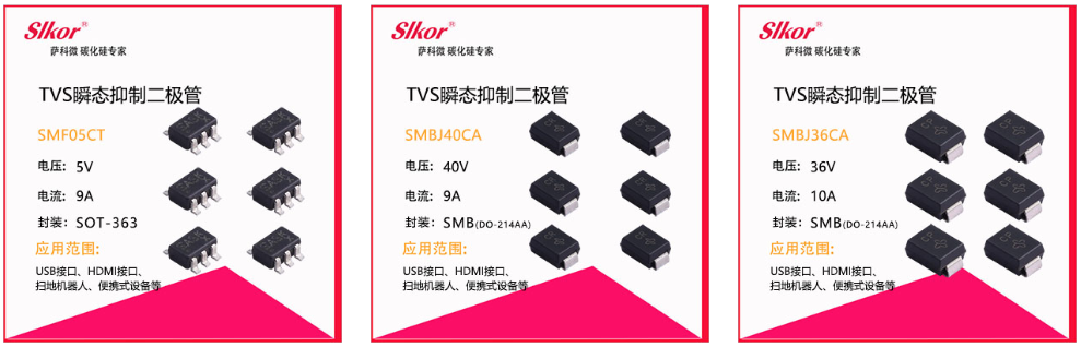 萨科微TVS系列产品