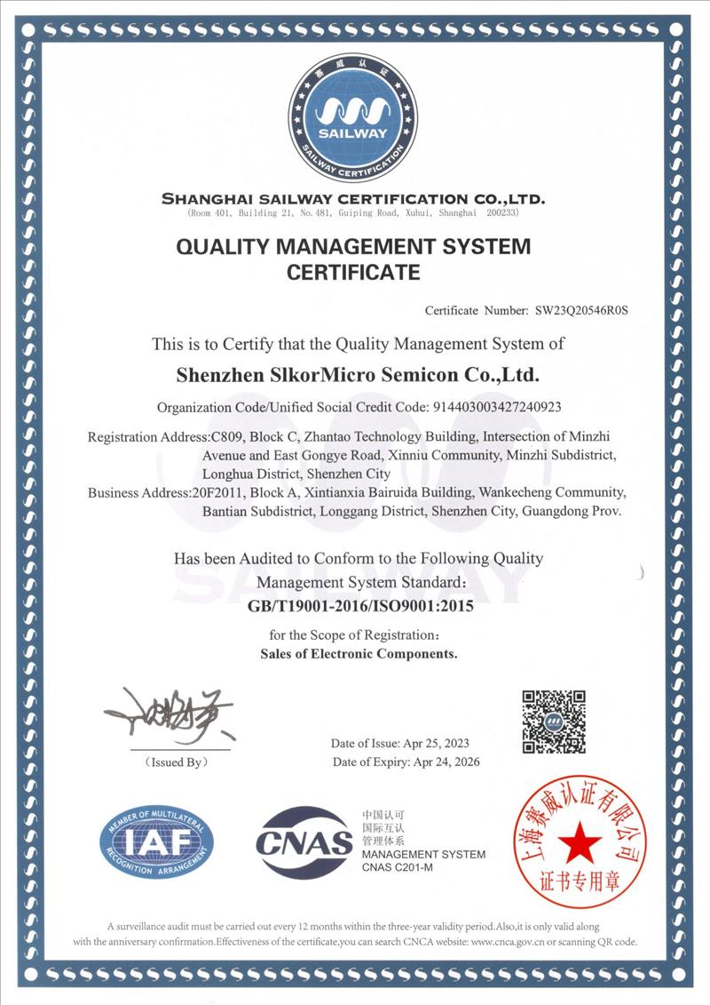 ISO9001 Certificate